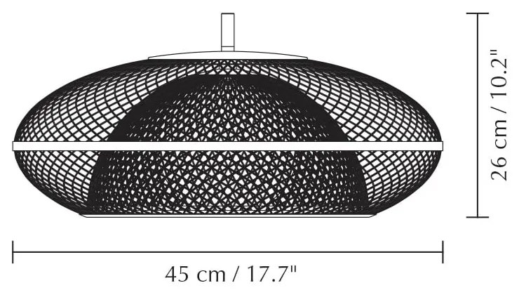 Abażur w kolorze złota ø 45 cm Faraday – UMAGE