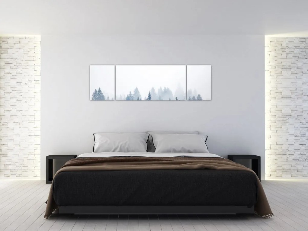 Obraz - Mglisty las (170x50 cm)
