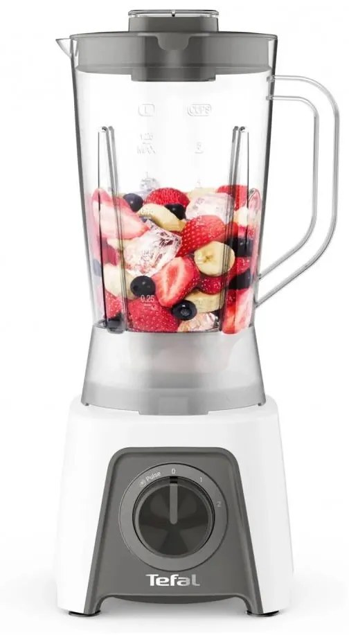 Tefal - Blender stołowy 1,5 l BLENDEO+ 450W/230V szary/biały