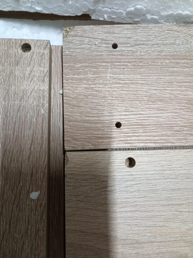 PROMOCJA Stół jadalniany z blatem w dekorze dąb sonoma UMEKO 120x80 II. jakość