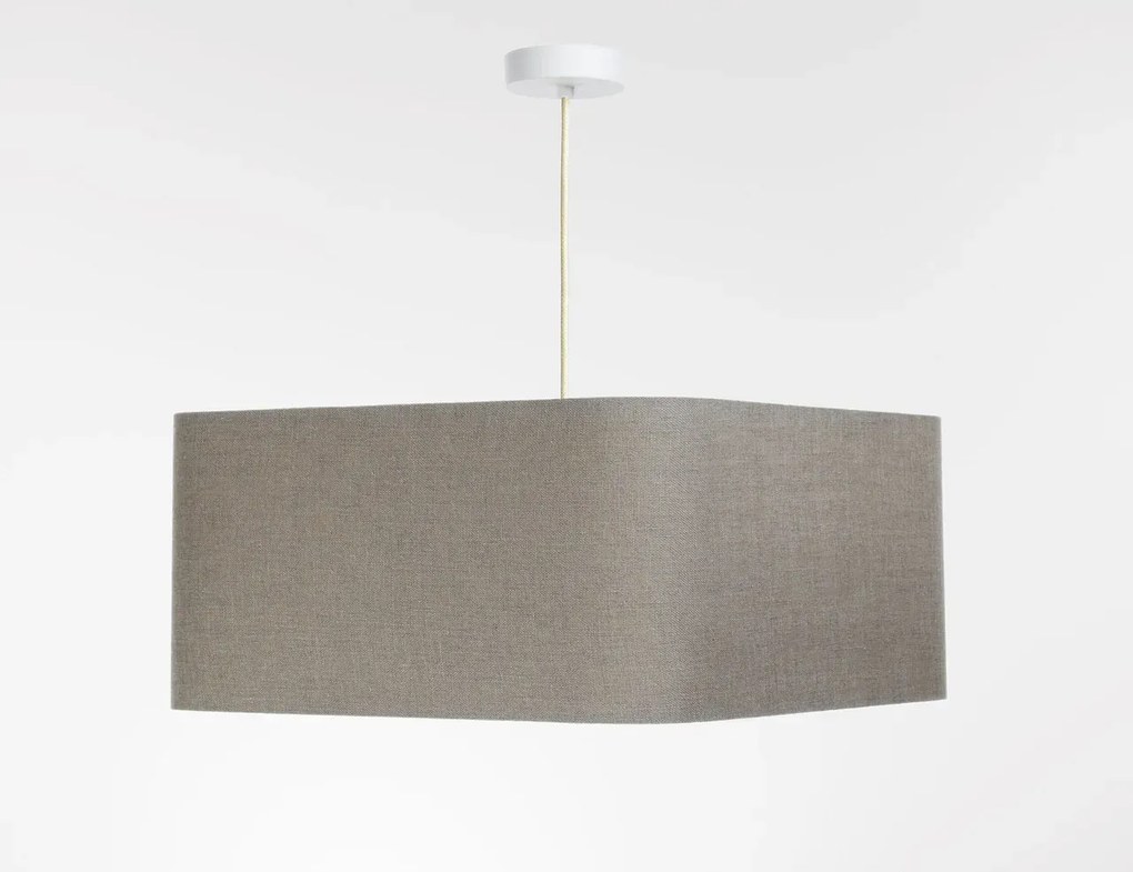 Lampa wisząca KWADRO LEN 001-40w20 jasna beżowa BPS KONCEPT