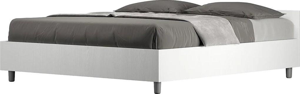 Łóżko bez stelaża 160x190 Frassino biała Nuamo
