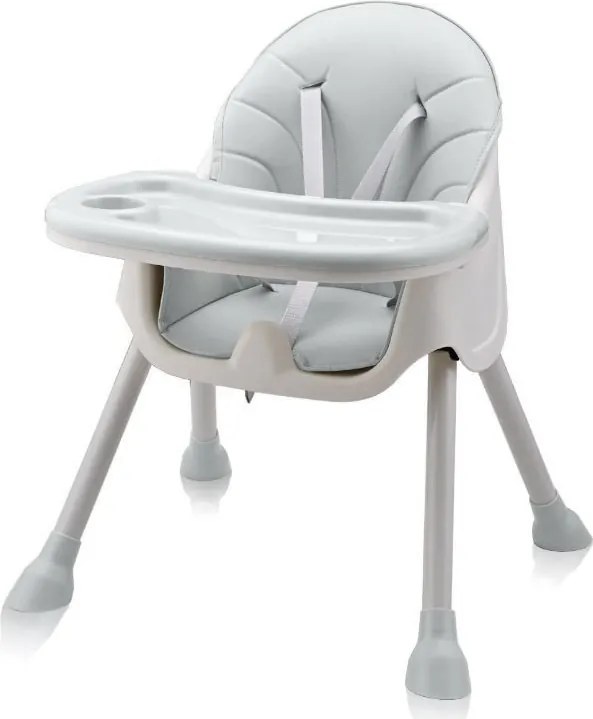 Krzesełko do karmienia szare – ergonomiczne siedzisko dla dzieci