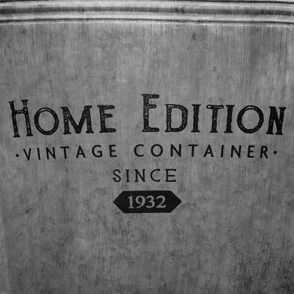 Osłonka zinc, wiaderko vintage, Ø 38 cm