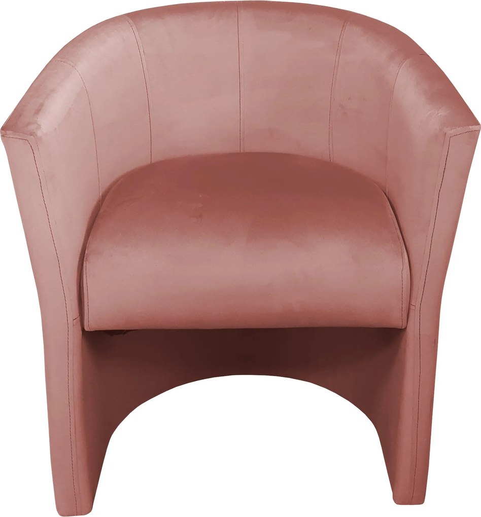 Fotel CLUB tkanina Welur elegancki fotel tapicerowany do salonu i gabinetu : Kolor tkaniny - VELVET - MG58