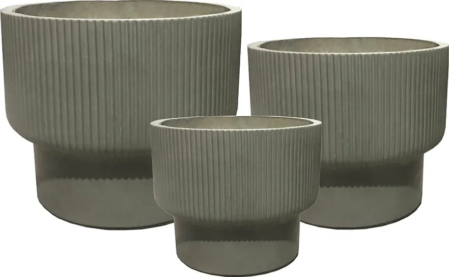 DONICE OGRODOWE OLIVA ZESTAW 3 SZT.