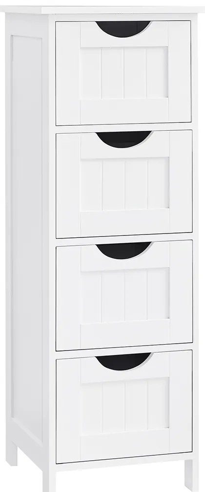 Szafka łazienkowa LEHAC 30x82 cm, biała