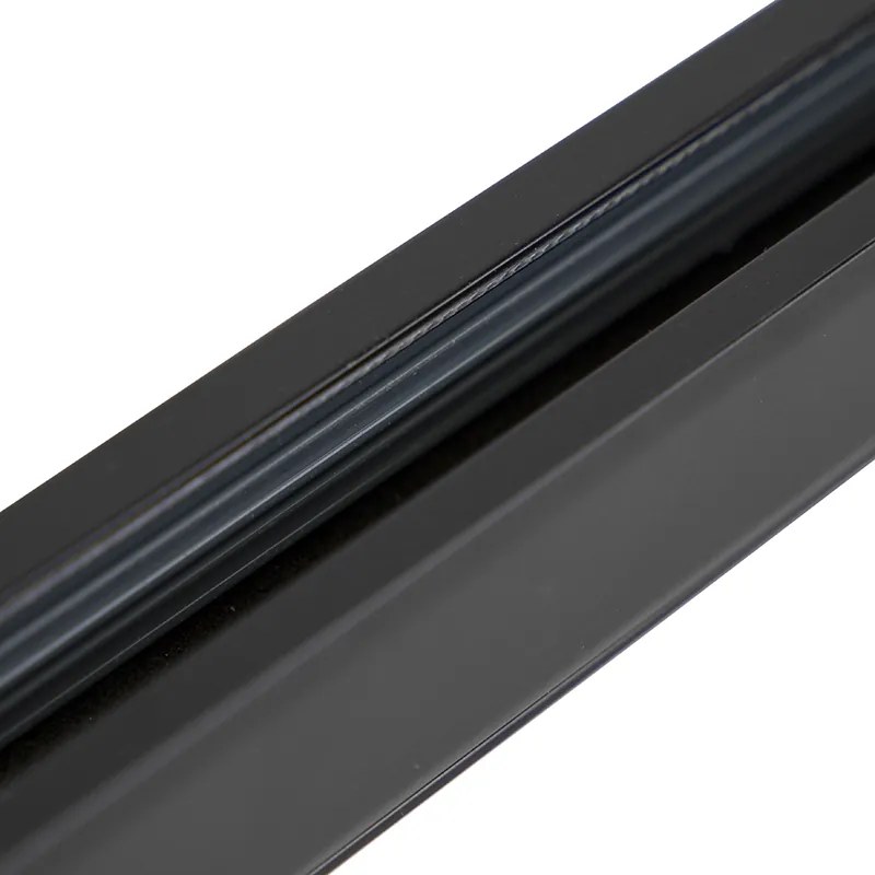 Szyna 150 cm czarna do 3-fazowej szyny Nowoczesny Oswietlenie wewnetrzne