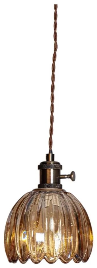 Cottex 8400100-5503 - Żyrandol na lince NORA 1xE14/5W/230V brązowy