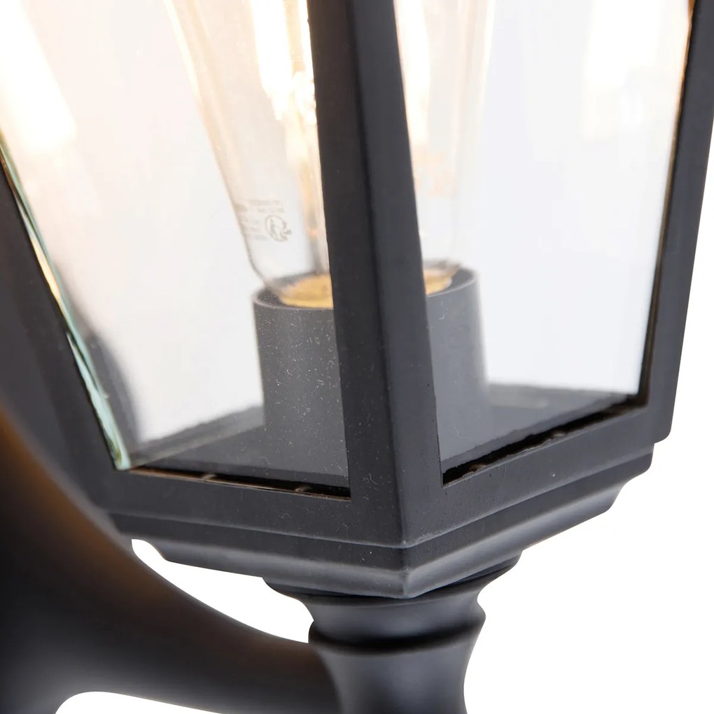 Zewnetrzna Inteligentny Kinkiet / Lampa scienna zewnętrzny czarny IP44 z WiFi ST64 - Capital klasyczny/Antyczny Oswietlenie zewnetrzne