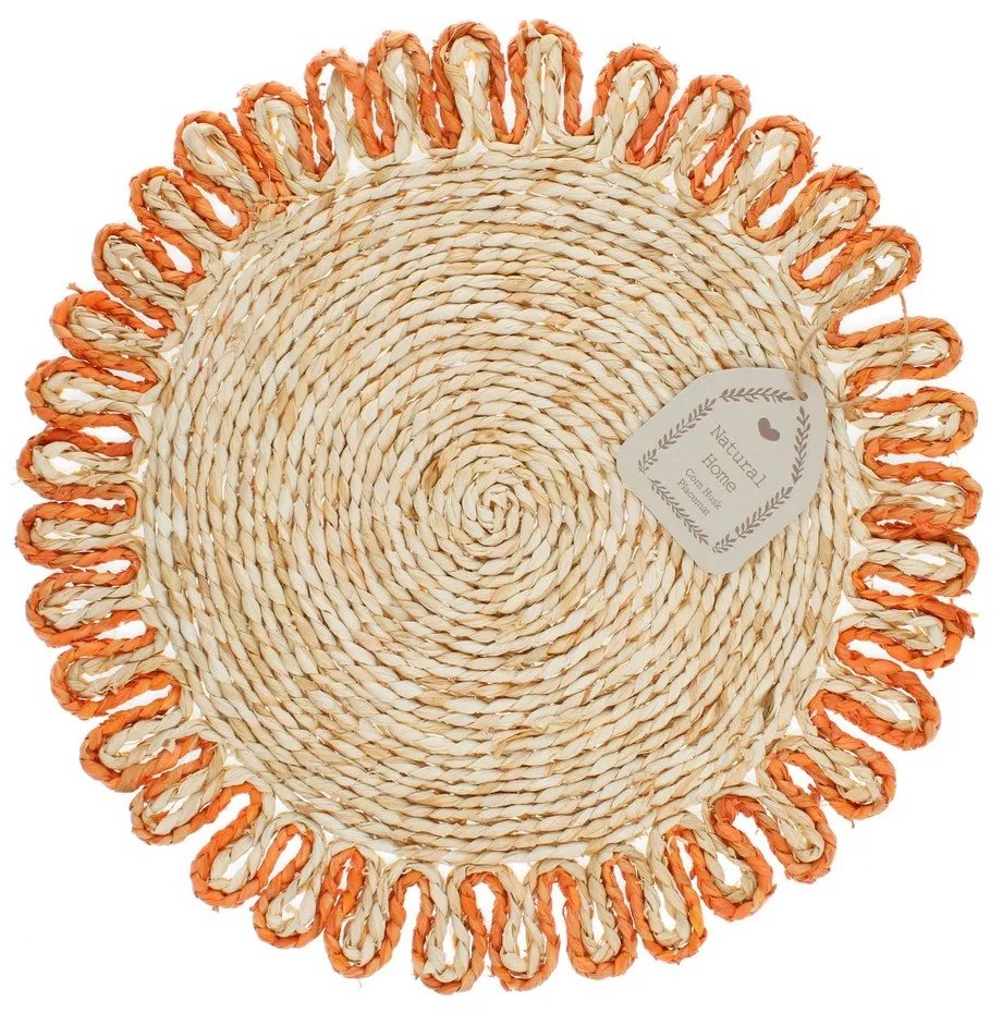 Mata stołowa z liści kukurydzy ø 38 cm Corn Husk – Rex London