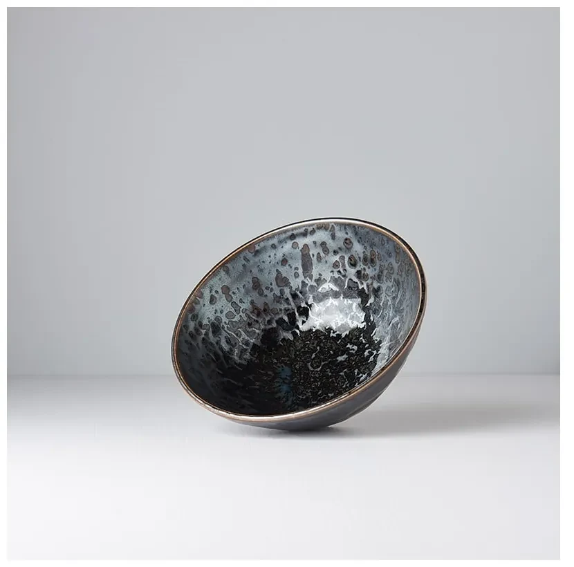 Czarna ceramiczna miska MIJ Black Pearl, ø 20 cm
