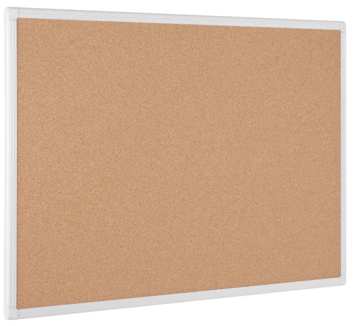 Tablica korkowa ANTI-MICROBIAL, 900 x 600 mm, biała rama