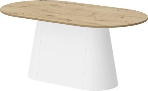 Rozkładany owalny stół Capitolo Hubertus dąb / mat