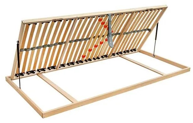 Elastyczny stelaż lamelowy z bocznym podnoszeniem ODENSE 90x200 cm lew