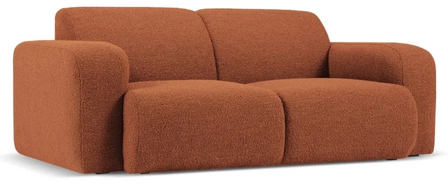 Brązowa sofa z materiału bouclé 170 cm Molino – Micadoni Home