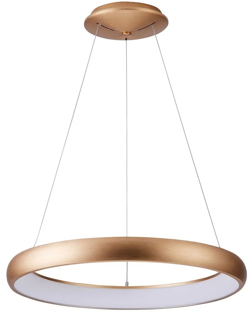 Azzardo AZ5061 - LED 32W 230V ściemnialny żyrandol na linkach ANTONIO złoty + DO