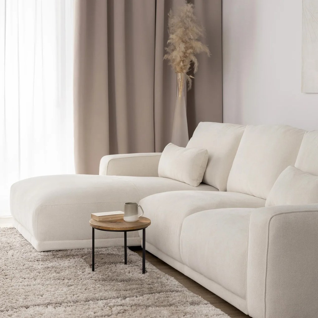 Sofa Silkeborg crème white prawa