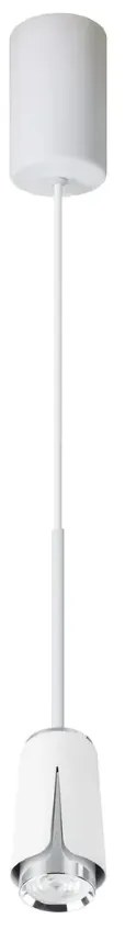 Biała industrialna lampa wisząca Z5-D27