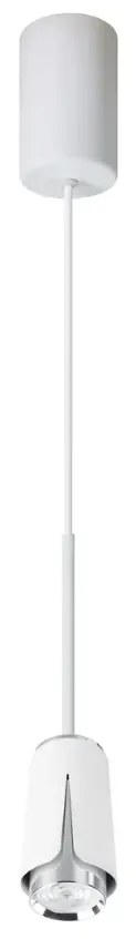 Industrialna biała lampa wisząca - K418-Alin