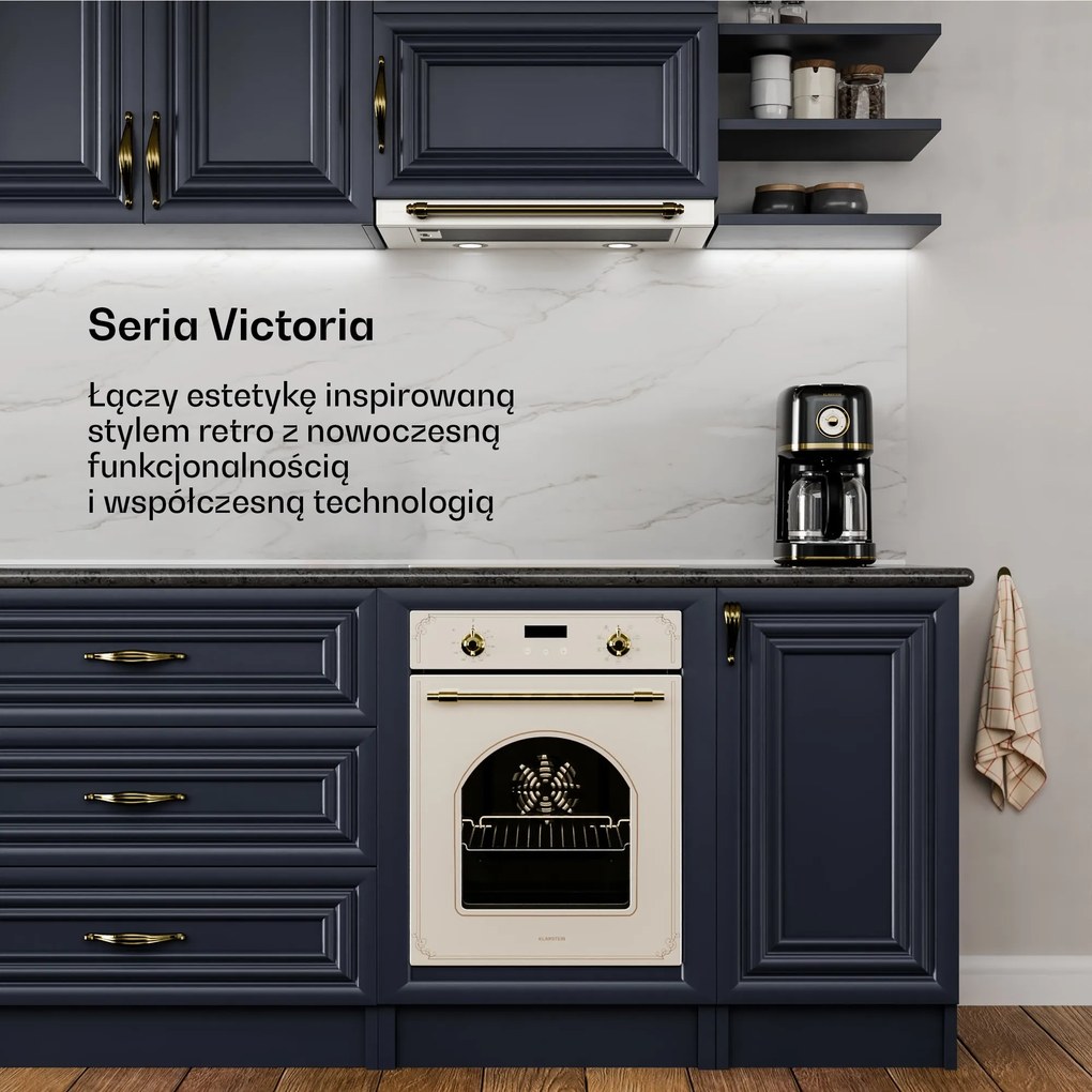 Klarstein Victoria wysuwany okap kuchenny 60 cm