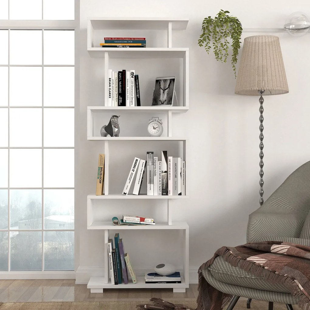 Blok biblioteczny biały