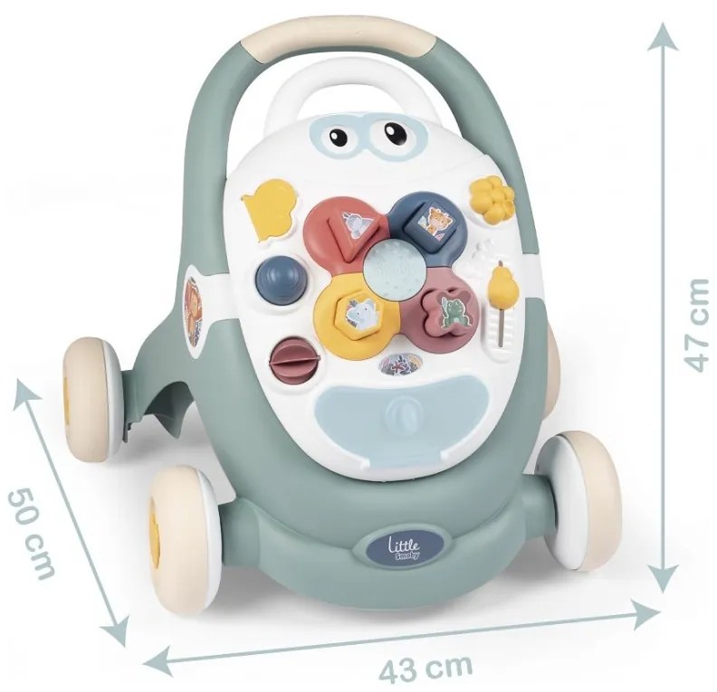 Smoby little chodzik 3w1 pchacz interaktywny wózek