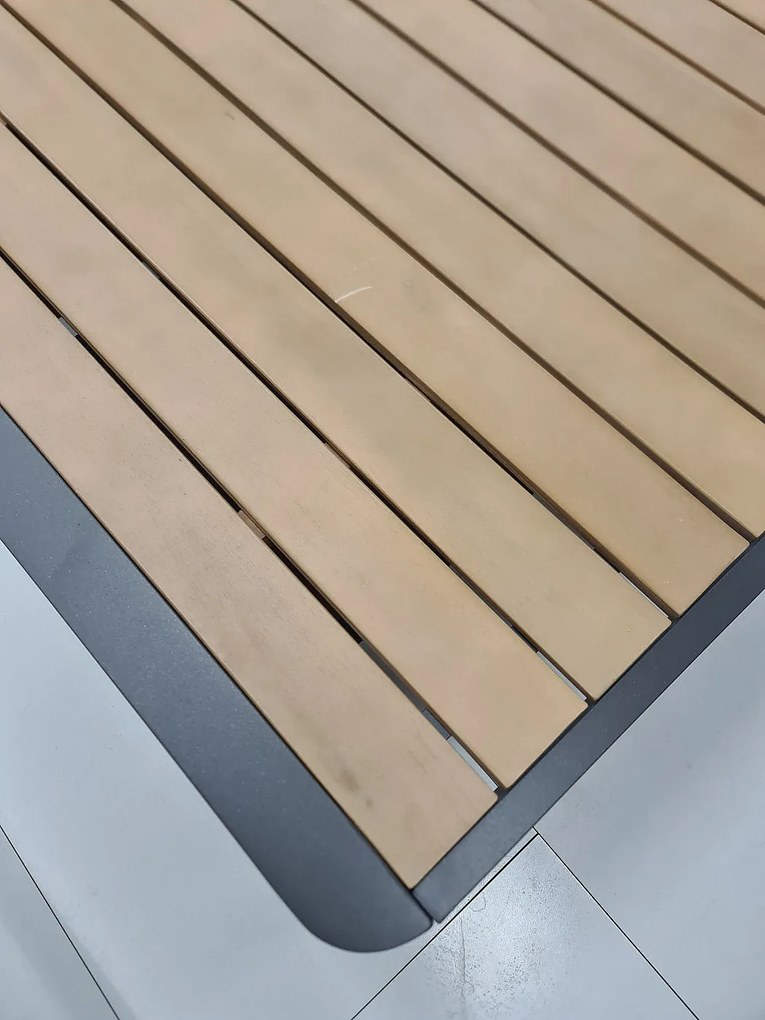 Zestaw aluminiowy NEW YORK dla 6 osób (antracyt) próbka