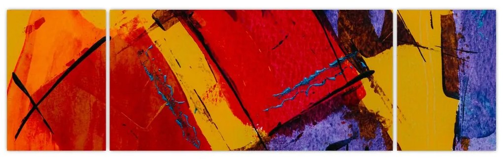 Obraz abstrakcji (170x50 cm)