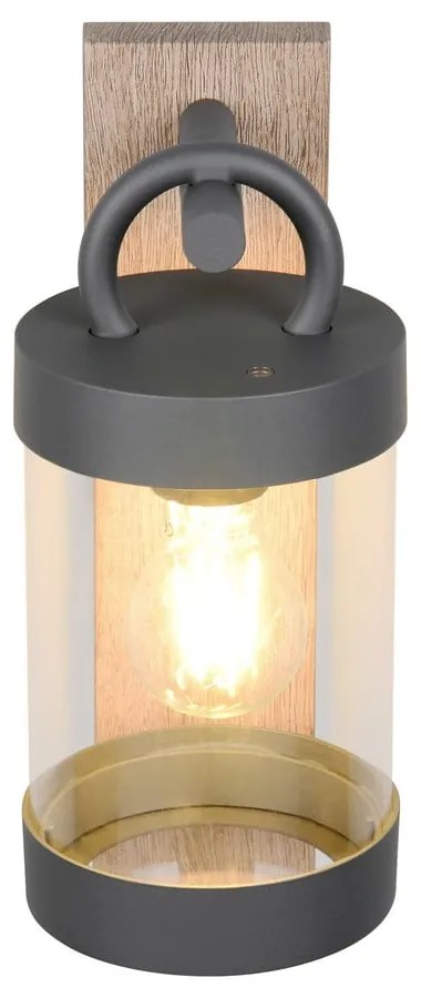 Zewnętrzna lampa ścienna (wysokość 33 cm) Sambesi – Trio