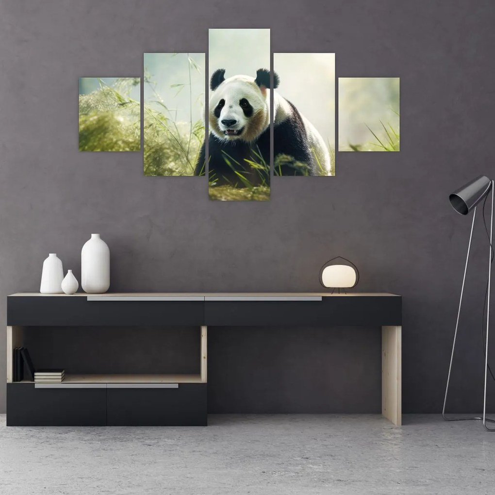 Obraz - Panda (125x70 cm)