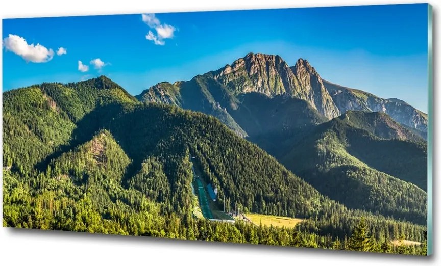 Foto obraz szkło hartowane Panorama Tatr