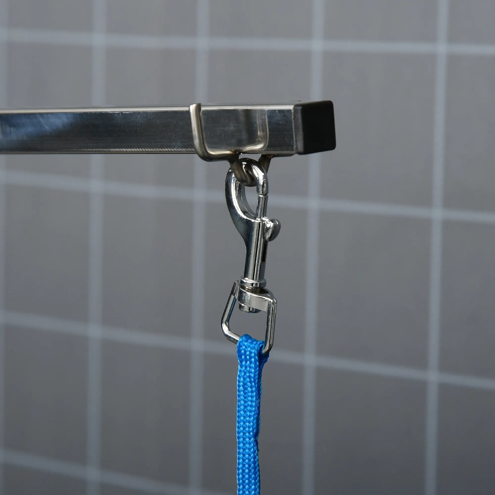 PawHut Stół Trymerski dla Psa Ø65xWys.10cm z Antypoślizgowym Blatem | Aosom PL