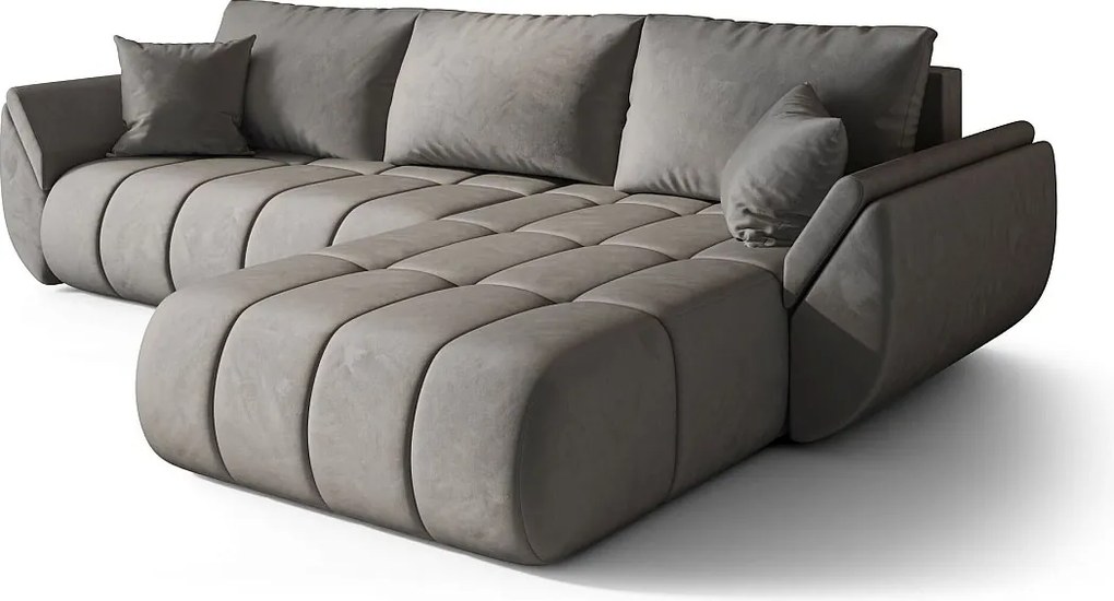 Narożnik BEDANTE TOKYO PREMIUM Prawy Monolith 84 z funkcją spania to eleganckie i funkcjonalne rozwiązanie do Twojego salonu.