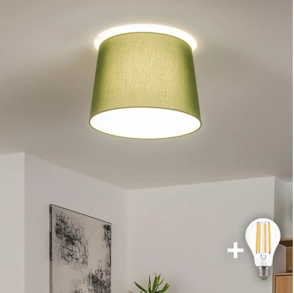 Brilagi - LED Przysufitowy żyrandol CERIA 1xE27/40W/230V średnica 30 cm zielony