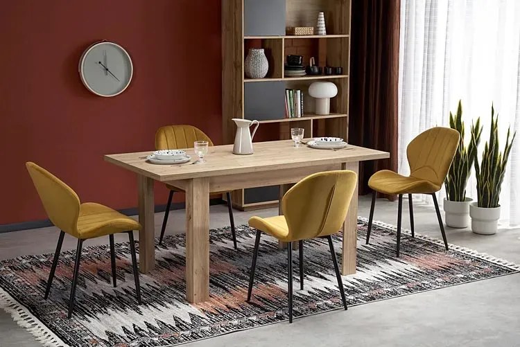 Prostokątny rozkładany stół dąb artisan Rarad