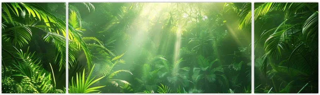 Obraz - Las deszczowy (170x50 cm)