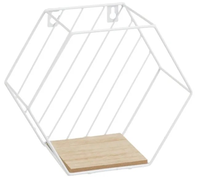 Biało-naturalne półki zestaw 3 szt. 31 cm – Casa Selección