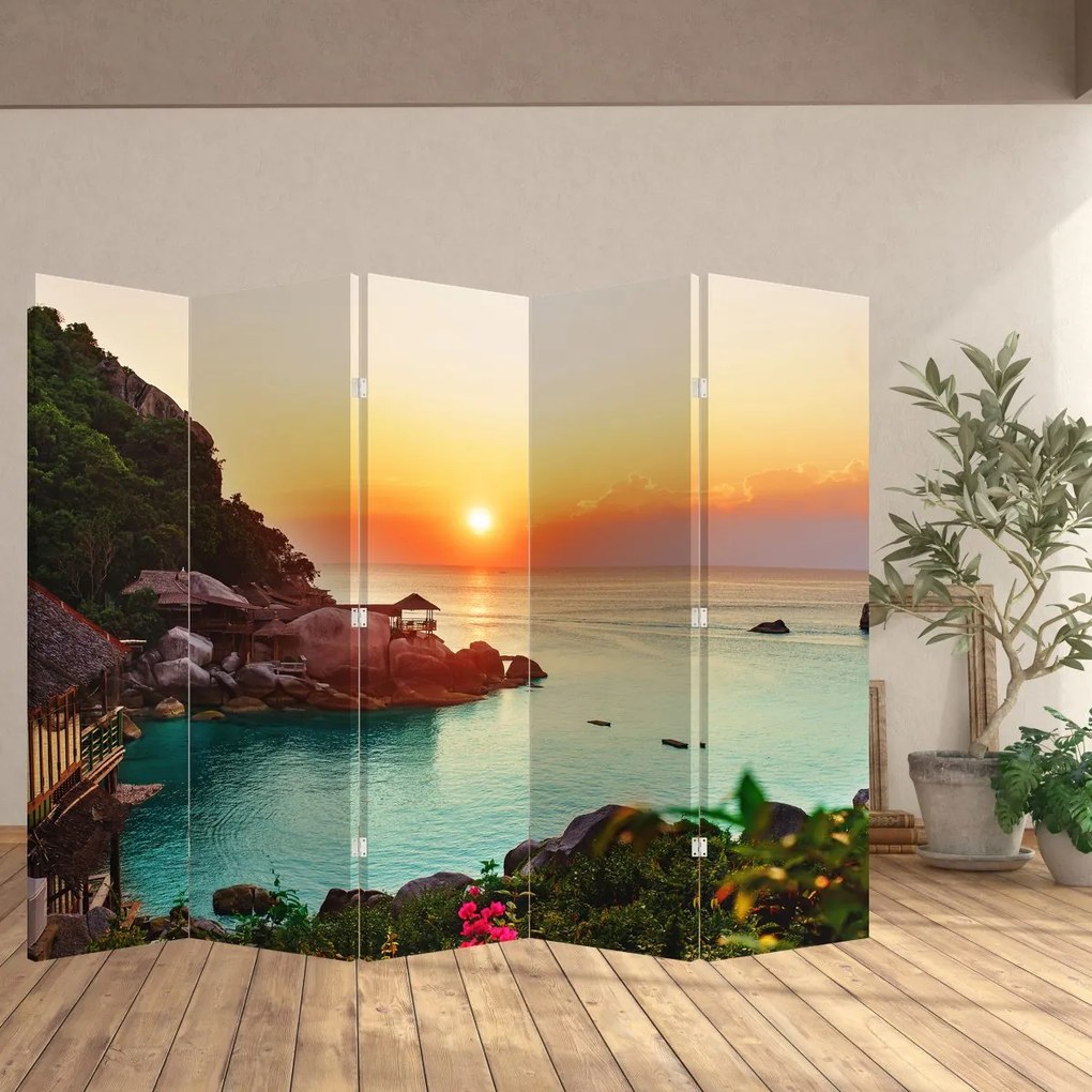Parawan - Piękne plaże (210x170 cm)