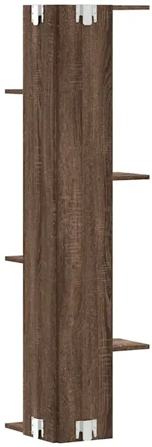 Elegancka półka ścienna brązowy dąb Dąb K4-L25