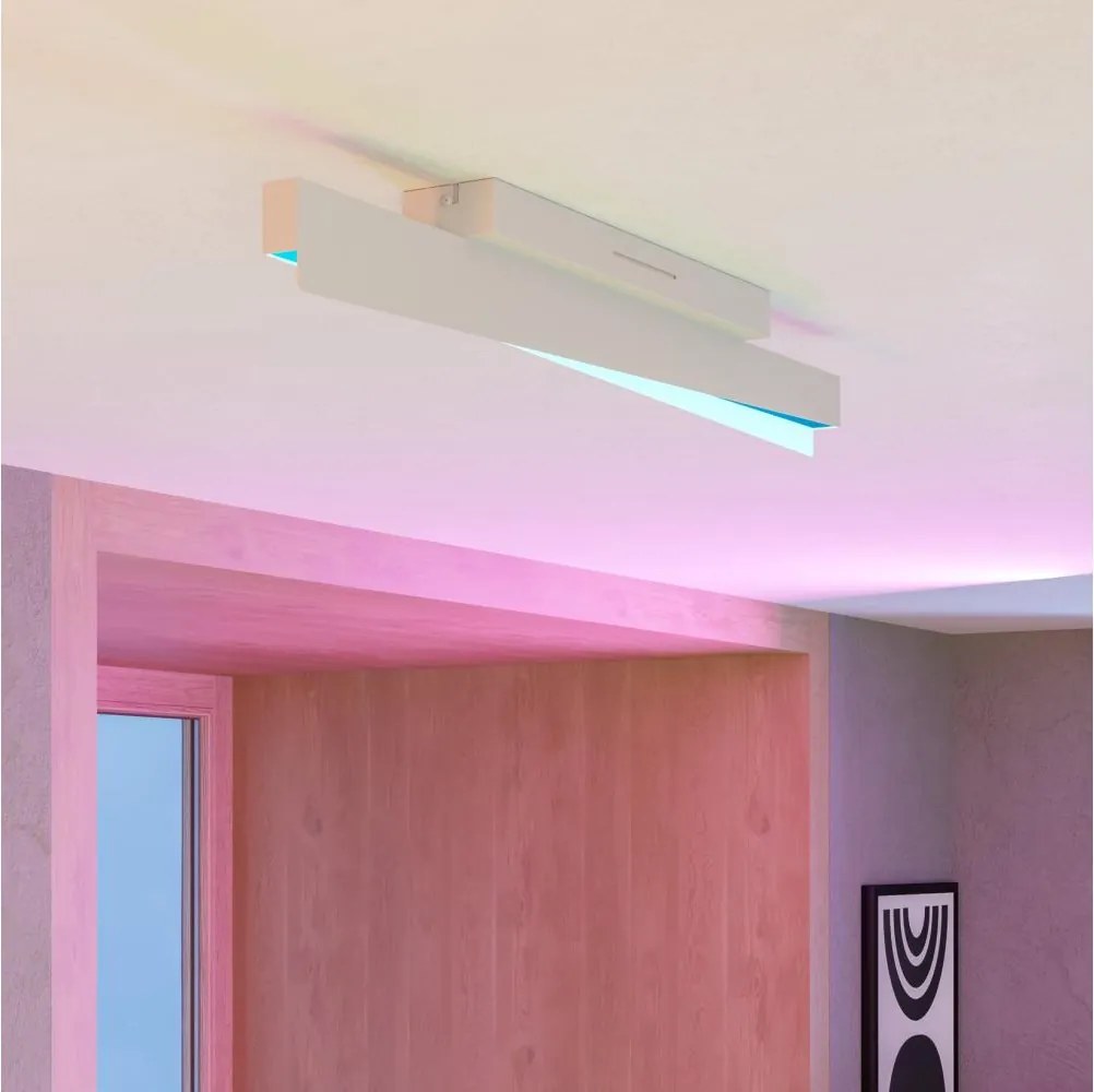 Eglo 901832 -LED RGBW ściemnialna lampa sufitowa BOLOGNANO-Z LED/13W/230V szara