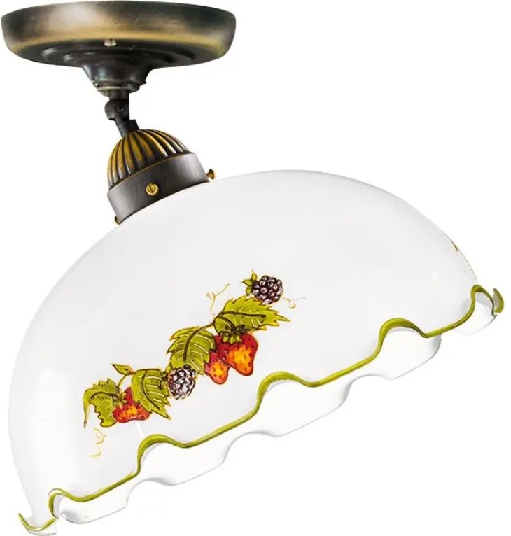 Kolarz 731.10.114 - Przysufitowy żyrandol NONNA 1xE27/75W/230V śr. 30 cm wino/truskawka