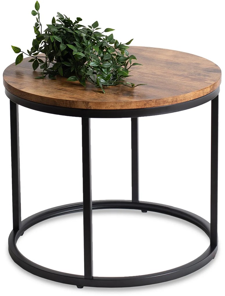 Stolik Kawowy TIM 53 cm Dąb Rustykalny Nowoczesny Loft
