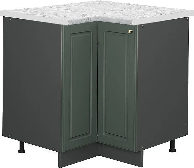 Szafka narożna green gold country 80.5x60x82 fame-line