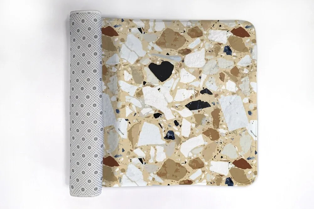 Dywanik antypoślizgowy do łazienki Dywanik antypoślizgowy do łazienki Kolorowa Abstrakcja