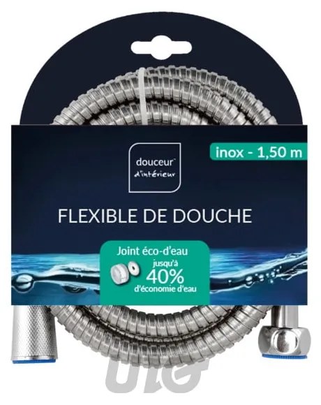 Stalowy wąż prysznicowy Hydro – douceur d'intérieur