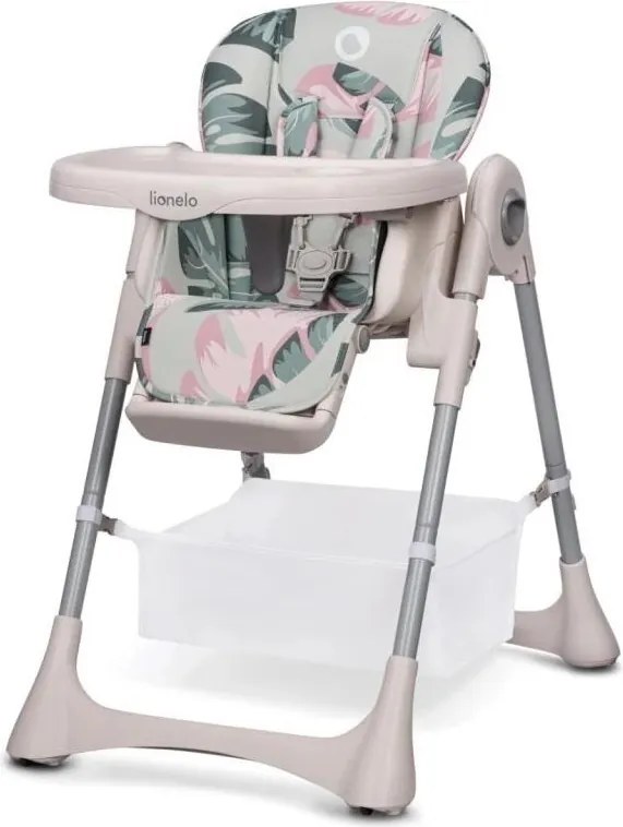 Lionelo - Dziecięce krzesełko do karmienia ZANNA beżowe