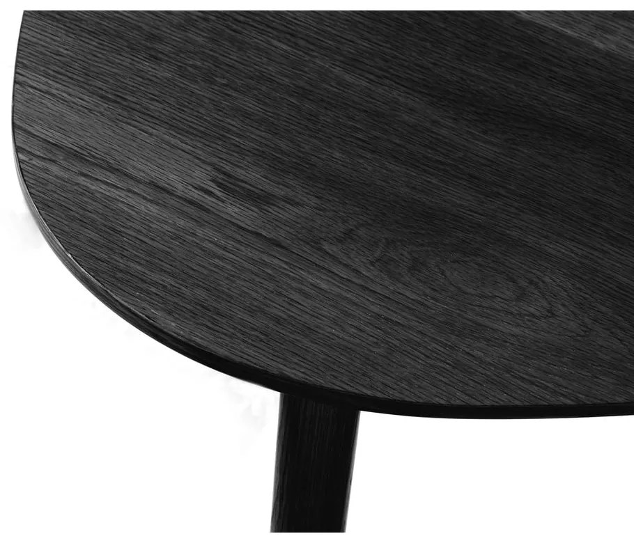 Czarne stoliki zestaw 2 szt. 70x100 cm Adda – Unique Furniture