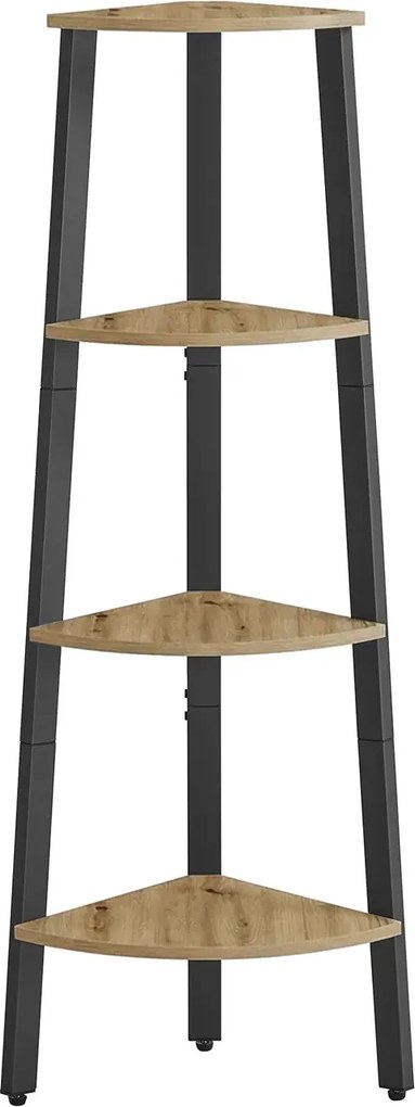 Narożny regał na książki dąb artisan - Cassine 3X