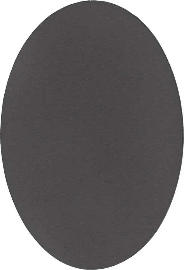 Antracytowy owalny dywan 120x170 S8-F94